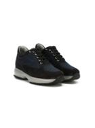 Hogan Kids Interactive Sneakers, Boy's, Size: 30, Blue