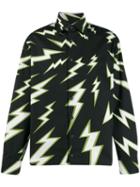 Prada Thunderbolt Pattern Shirt - Black