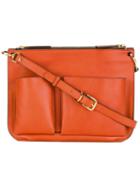 Marni - Bandoleer Shoulder Bag - Women - Calf Leather/metal - One Size, Yellow/orange, Calf Leather/metal