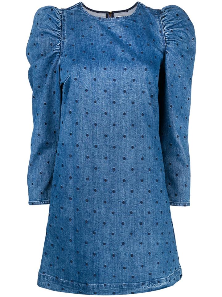 Ulla Johnson Short Denim Dress - Blue