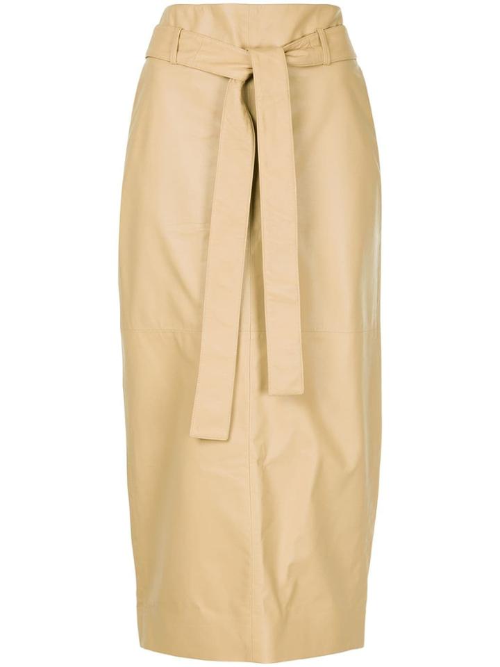The Row Arun Skirt - Nude & Neutrals