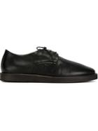 Marsèll Rubber Sole Derby Shoes, Men's, Size: 42, Black, Horse Leather/leather/rubber