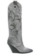 Diesel D-west Boots - Grey