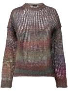 Roberto Collina Rainbow Cage Knit Top - Brown