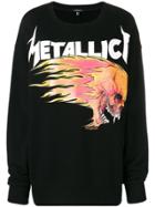 R13 Oversized Metallica Sweatshirt - Black
