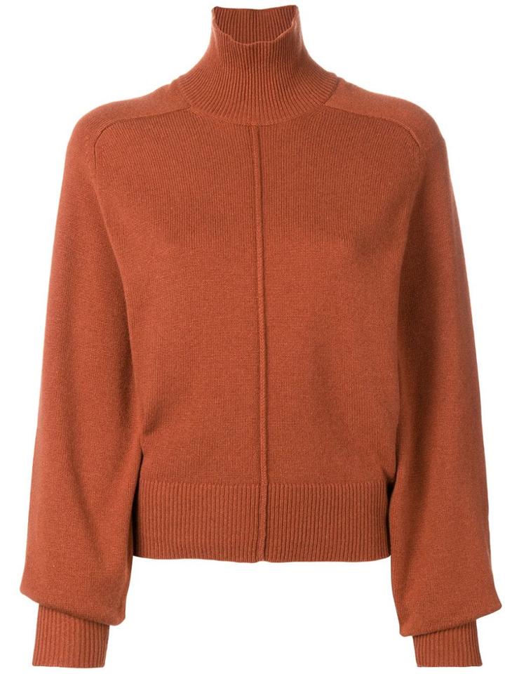 Chloé Turtleneck Jumper - Brown