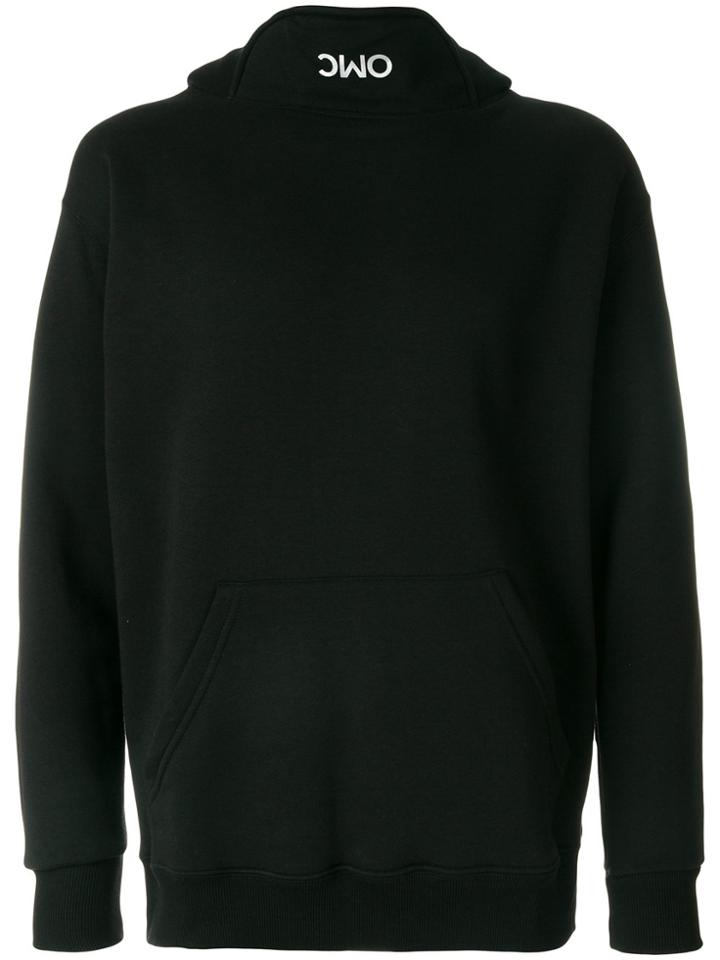Omc Logo Printed Hoodie - Black