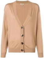 Burberry V-neck Cardigan - Neutrals