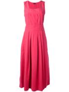 Joseph Flared Dress - Pink & Purple