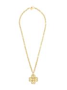 Sonia Rykiel Pre-owned 'lucky' Clove Pendant Long Necklace - Metallic