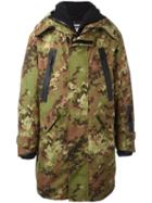 Dsquared2 - Ski Camouflage Parka - Men - Feather Down/polyamide/polyester - 46, Green, Feather Down/polyamide/polyester