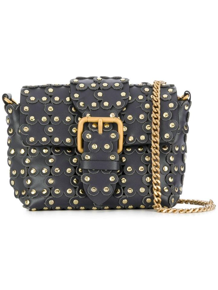 Red Valentino Red(v) Flower Puzzle Bag - Grey