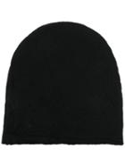 Thom Krom Kniteed Beanie Hat - Black