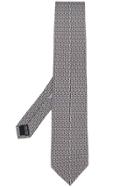 Salvatore Ferragamo Gancio Pattern Tie - Blue