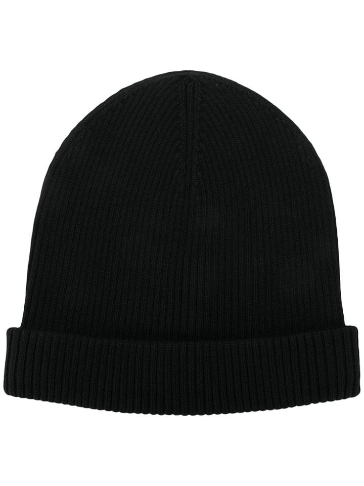 Mm6 Maison Margiela Knitted Beanie - Black