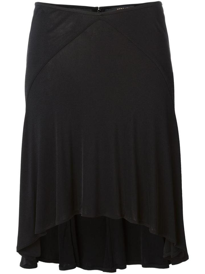 Versace Vintage Fluid Flared Skirt