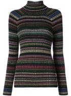 Milly Glitter Rainbow Striped Sweater - Multicolour