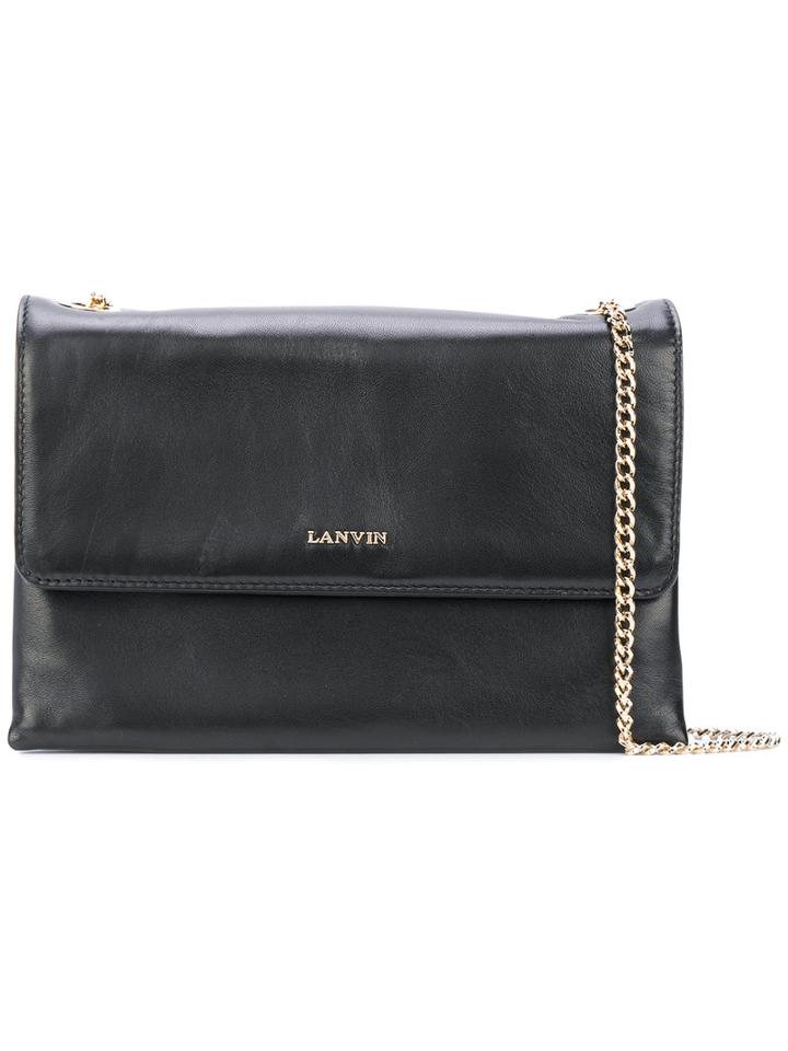Lanvin - Mini Sugar Shoulder Bag - Women - Cotton/lamb Skin - One Size, Black, Cotton/lamb Skin