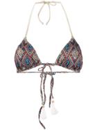 Mc2 Saint Barth Printed Bikini Top - Neutrals