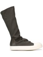 Rick Owens Sock High Top Boots - Grey