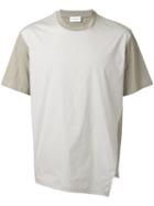 En Route - Tonal Asymmetric T-shirt - Men - Cotton - 2, Nude/neutrals, Cotton
