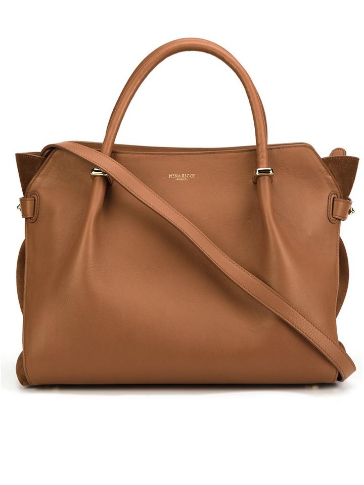 Nina Ricci Classic Tote, Women's, Brown