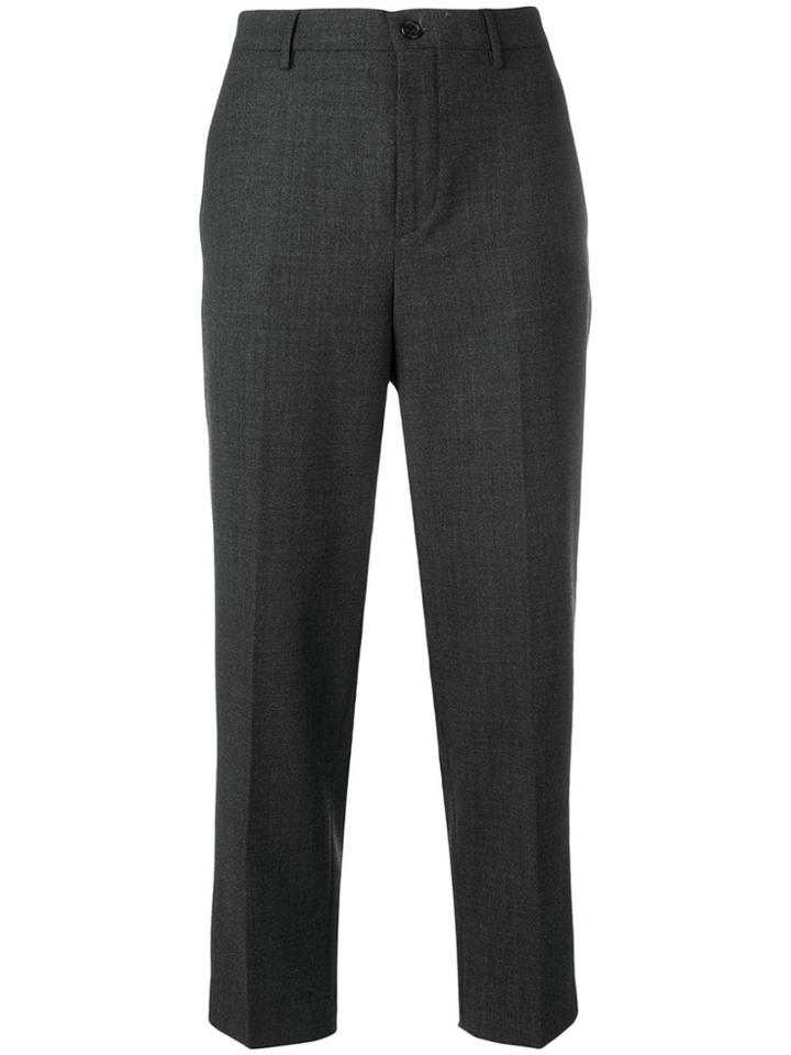 Berwich Chicca Cropped Trousers - Grey