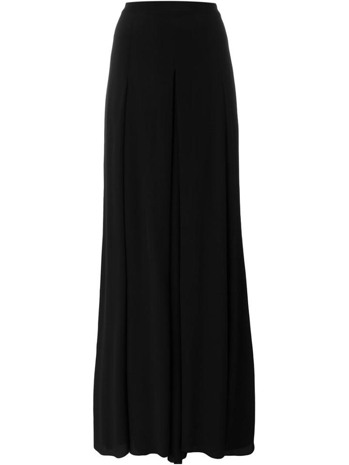 Barbara Bui Stripe Appliqué Palazzo Trousers