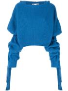 Stella Mccartney Cropped Sweater - Blue