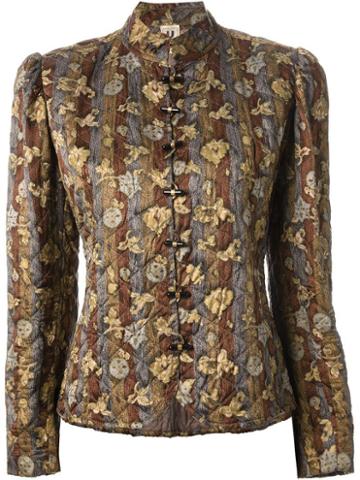 Ungaro Vintage Floral Quilted Jacket