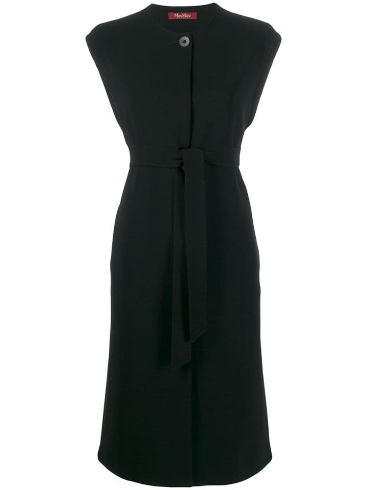 Max Mara Sleeveless Midi Dress - Black
