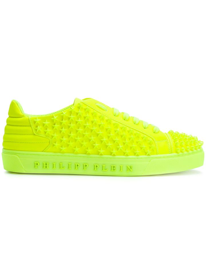 Philipp Plein Low-top Paul Sneakers - Yellow & Orange