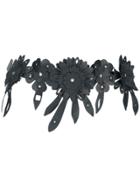P.a.r.o.s.h. Floral Belt - Black