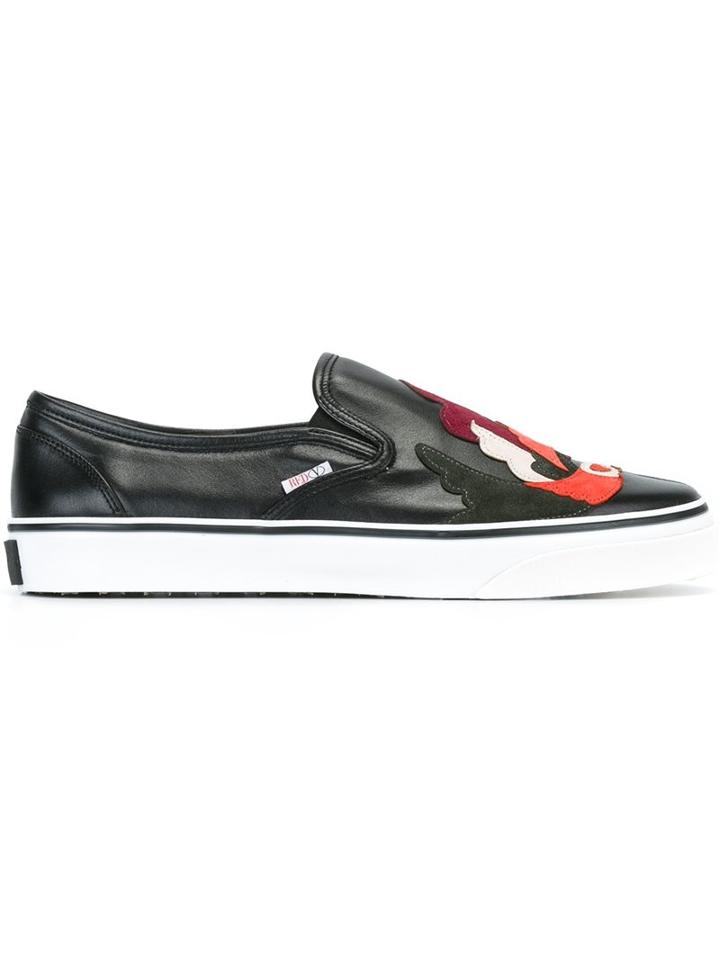 Red Valentino Patch Detail Slip-on Sneakers