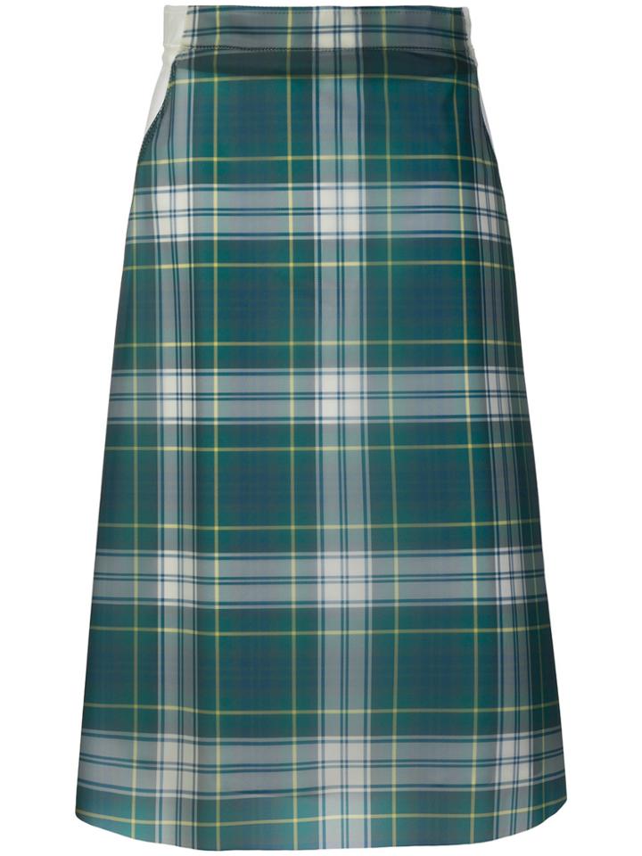 Burberry House Check Skirt - Blue