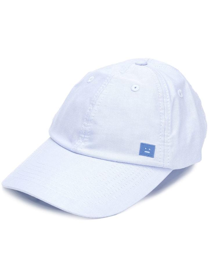 Acne Studios Carlo Face Oxford Cap - Blue