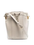 Saint Laurent Neutral Talitha Small Leather Bucket Bag - Neutrals