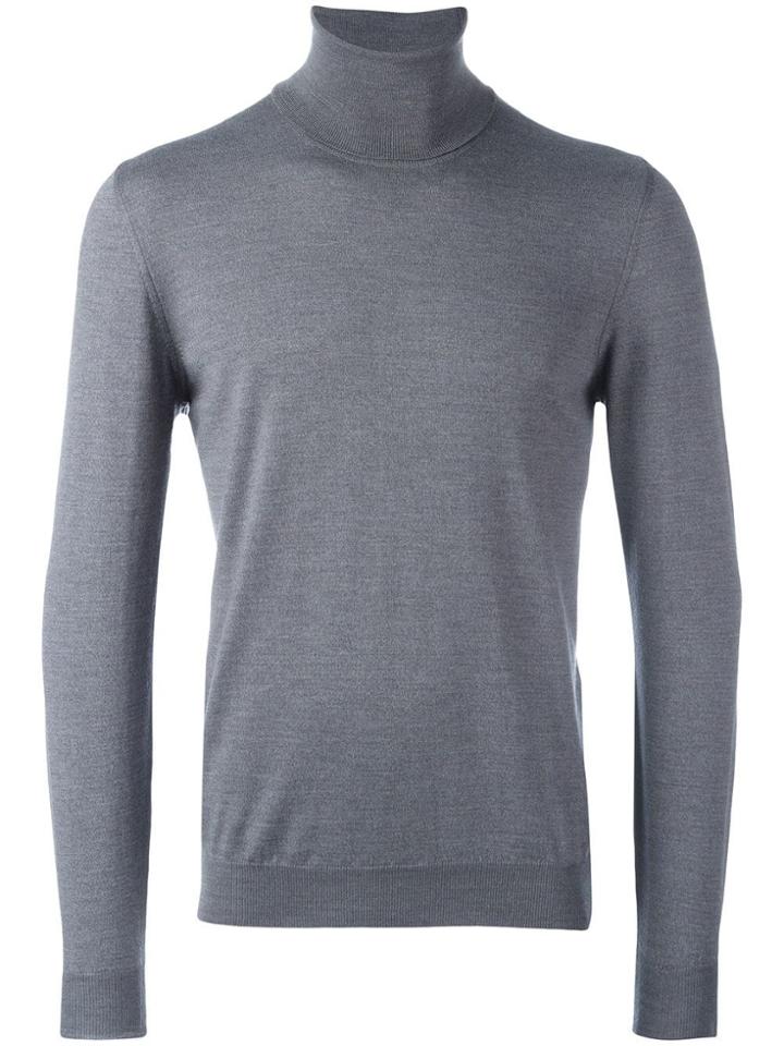 Zanone Turtle Neck Jumper - Grey