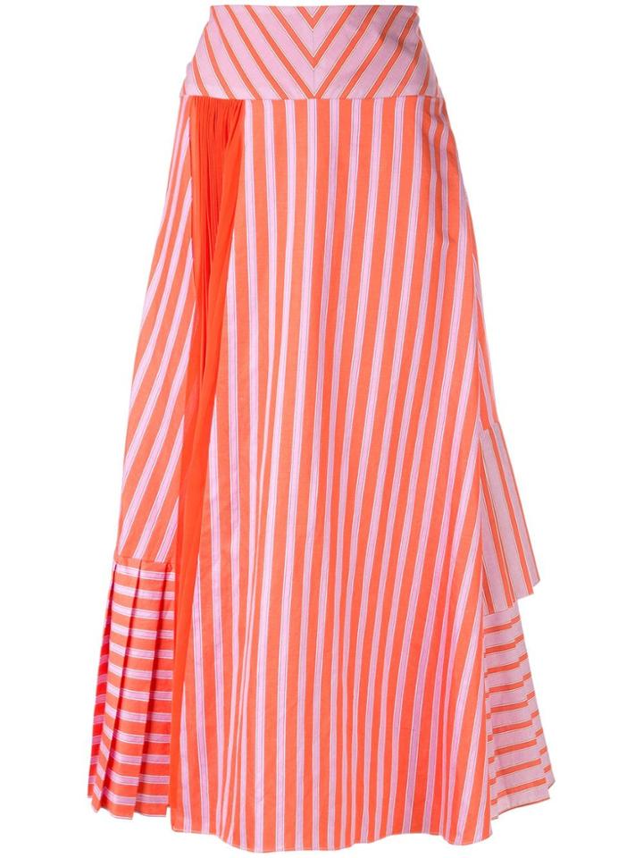Silvia Tcherassi Brezzo A-line Skirt - Orange