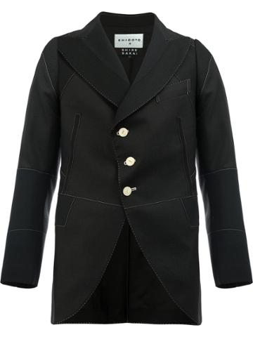 Shiro Sakai Shigoto X Shiro Sakai Panelled Jacket - Black