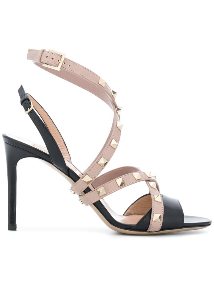 Valentino Rockstud Sandals - Nude & Neutrals