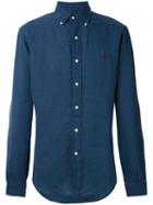 Polo Ralph Lauren - Casual Shirt - Men - Linen/flax - L, Blue, Linen/flax