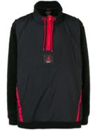 Jordan Contrasting Sleeves Jacket - Black