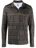 Bogner All-over Logo Print Top - Green