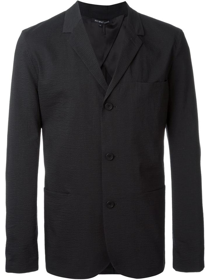 Helmut Lang 'seersucker' Blazer - Black