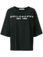Philosophy Di Lorenzo Serafini Poplin T-shirt - Black