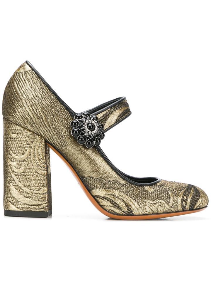 Etro Mary-jane Shoes - Yellow & Orange