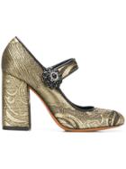 Etro Mary-jane Shoes - Yellow & Orange