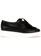 Joshua Sanders Panelled Lace-up Shoes - Black