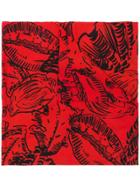 Wunderkind Printed Scarf - Red